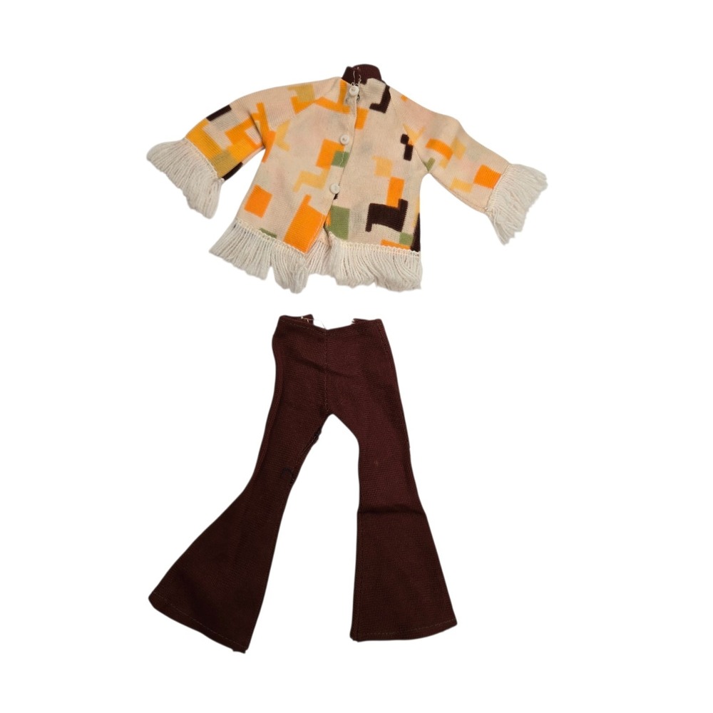 Vintage Maddie Mod #1775 Fringe Binge Fashion by Mego Corp Barbie Outfit